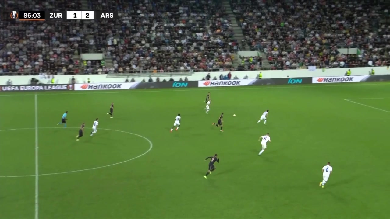 【集锦】欧联杯-马尔基尼奥斯恩凯提亚互相传射 阿森纳2-1苏黎世