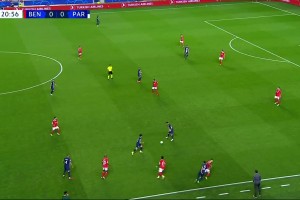 欧冠-梅西精彩兜射破门达尼洛自摆乌龙 巴黎1-1本菲卡
