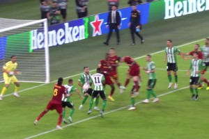 欧联-迪巴拉点射扎尼奥洛补时染红 罗马主场1-2遭贝蒂斯逆转绝杀