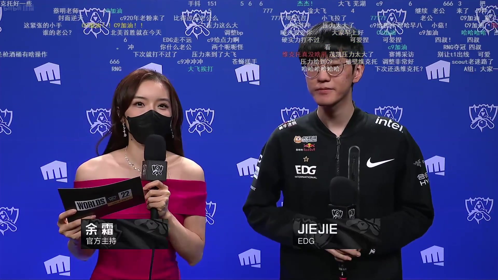 EDG战胜FNC赛后采访，jiejie直言很想打小花生