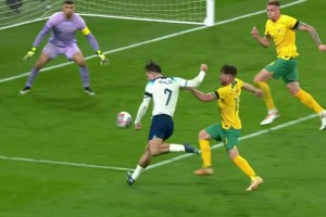 友谊赛-英格兰1-0澳大利亚 沃特金斯铲射制胜格拉利什送助攻