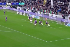 意甲-尤文1-0佛罗伦萨距米兰6分 尤文全场3次进球越位加蒂制胜