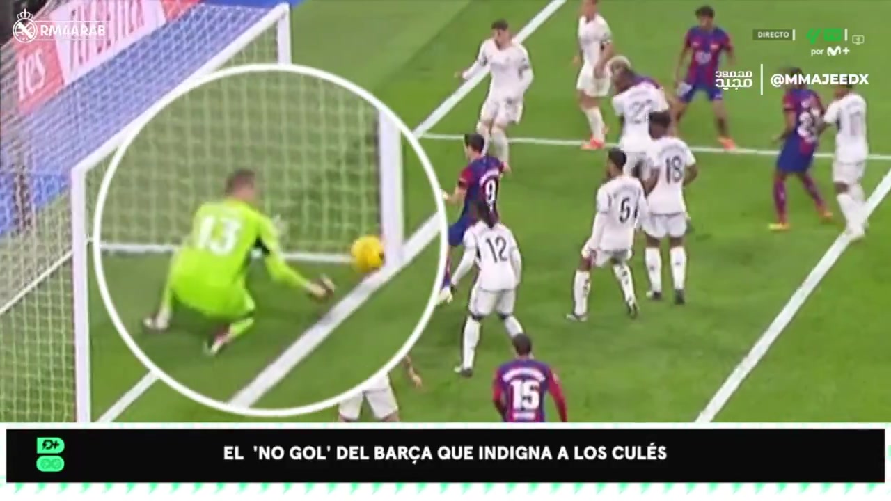 西班牙电视台Movistar：球没有整体越过门线