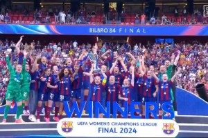 女足欧冠-巴萨女足2-0里昂女足卫冕夺冠 巴萨女足实现赛季四冠王