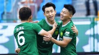 2024年10月27日 中超-国安3-1送南通提前一轮降级，国安锁定第四法比奥传射