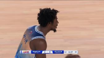 🏀李炎哲22+10 胡金秋22+12 新疆加时逆转广厦取5连胜