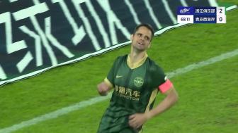 终结4轮不胜！浙江2-1西海岸 18岁王钰栋世界波+双手指天泪洒赛场