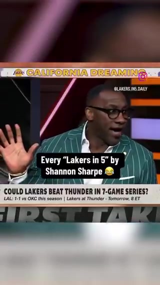 Lakers in 5！湖蜜香农一语成谶啊