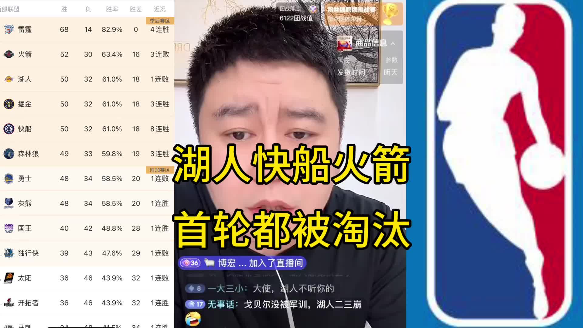 全奶死了！大史季后赛前：湖船火全部首轮游？不可能！做梦！
