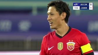 上海海港2-0客胜武汉三镇仍第四&距榜首3分 维塔尔世界波