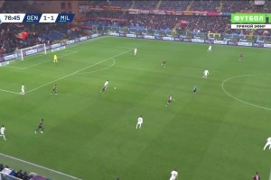意甲-米兰2-1逆转热那亚各赛事3连胜 莱奥破门菲利克斯造乌龙