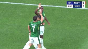 5连胜终结!国安1-1海牛 林良铭破门刘军帅94分钟绝平 国安仍第3