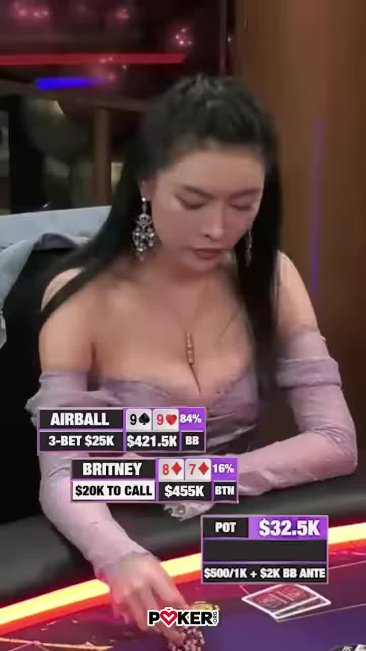 近来和巴特勒很密切的ALL IN姐，在牌桌上霸气侧漏