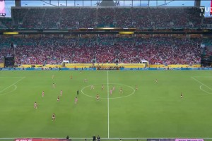 2025年06月15日 实况足球|迈阿密0-0开罗国民 梅西中框+屡造威胁38岁乌斯塔里扑点