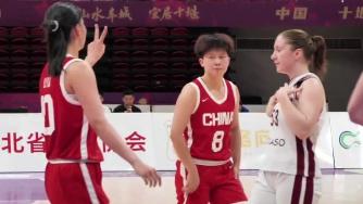 2025年06月19日 女篮四国赛-李雨汧17+5&5犯 中国女篮U19不敌拉脱维亚女篮U22