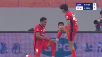6轮不败!海港3-0英博 李新翔传射+伤退蒯纪闻助攻张琳芃破门
