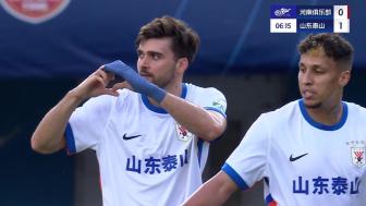 连追2球！河南轰27脚2-2泰山 卡多索泽卡双响彭欣力登场2分钟染红