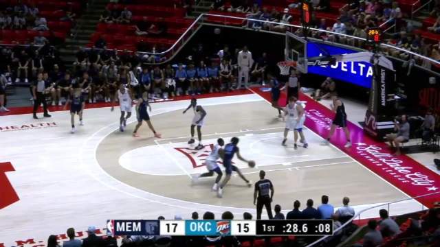 2025年07月06日 夏联-韦尔斯20分 GG-杰克逊20分 A-米切尔24+6 灰熊击败雷霆