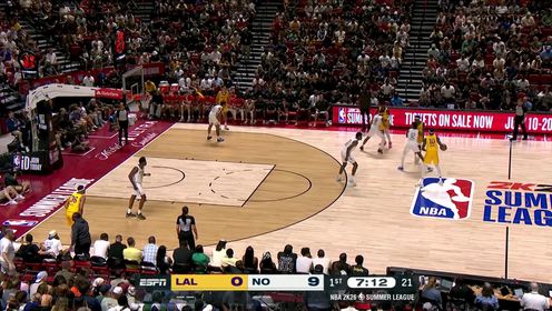 【球盟会】🏀夏联-布朗尼14分 斯威德21+10 贝兹利12+10+5帽 湖人力擒鹈鹕