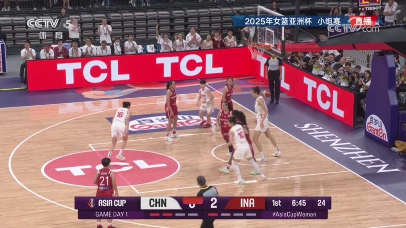 2025年07月13日 女籃亞洲杯-張子宇首秀11分鐘13分 中國七人上雙狂勝印尼51分