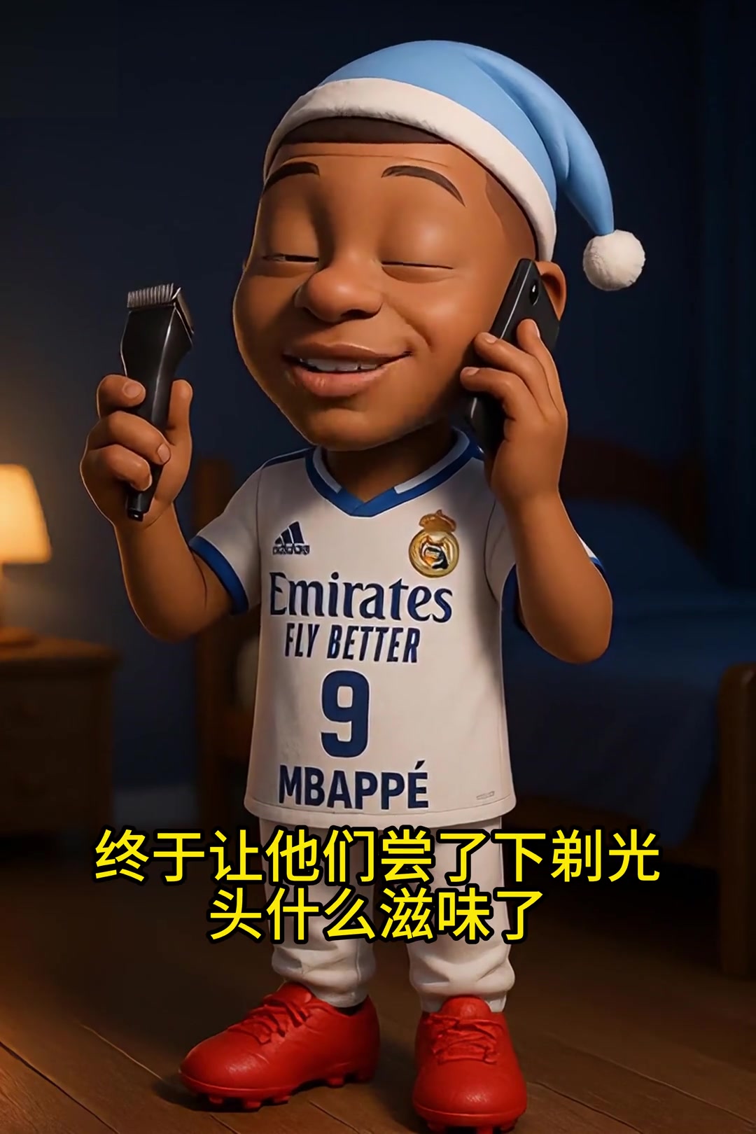 姆巴佩AI視頻：睡醒就有好消息切爾西30巴黎