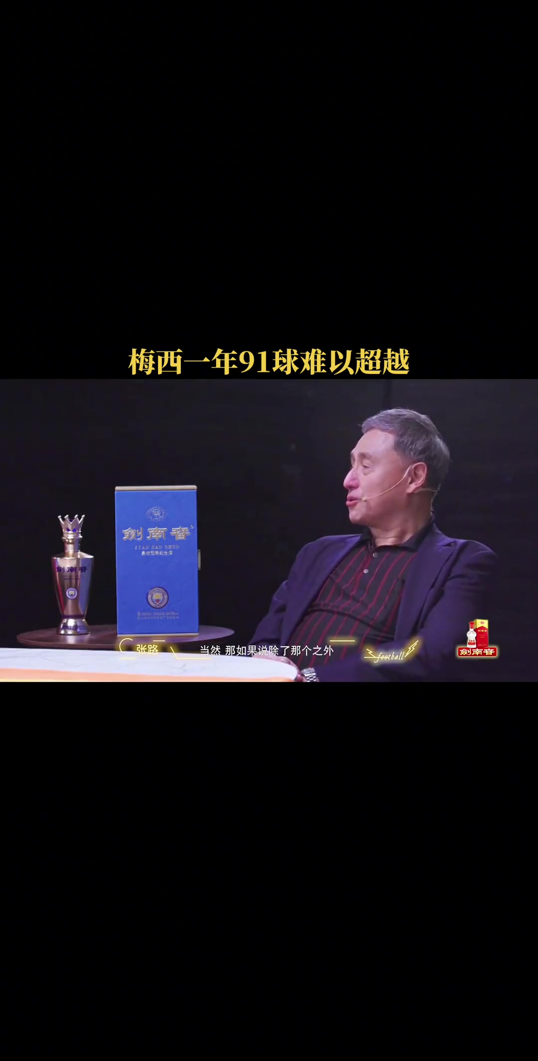 那年真的恐怖！張路：梅西一年91球的記錄很難被打破！