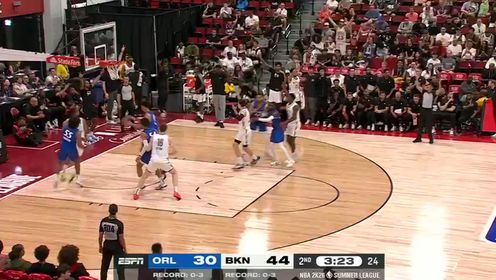 🏀夏联-沃尔夫18+6 奥利瓦里16+6+6 摩尔17+6 篮网击败魔术