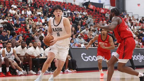 🏀夏联-杨瀚森8分8板5助3帽 伯克奈特25分 开拓者19分轻取火箭