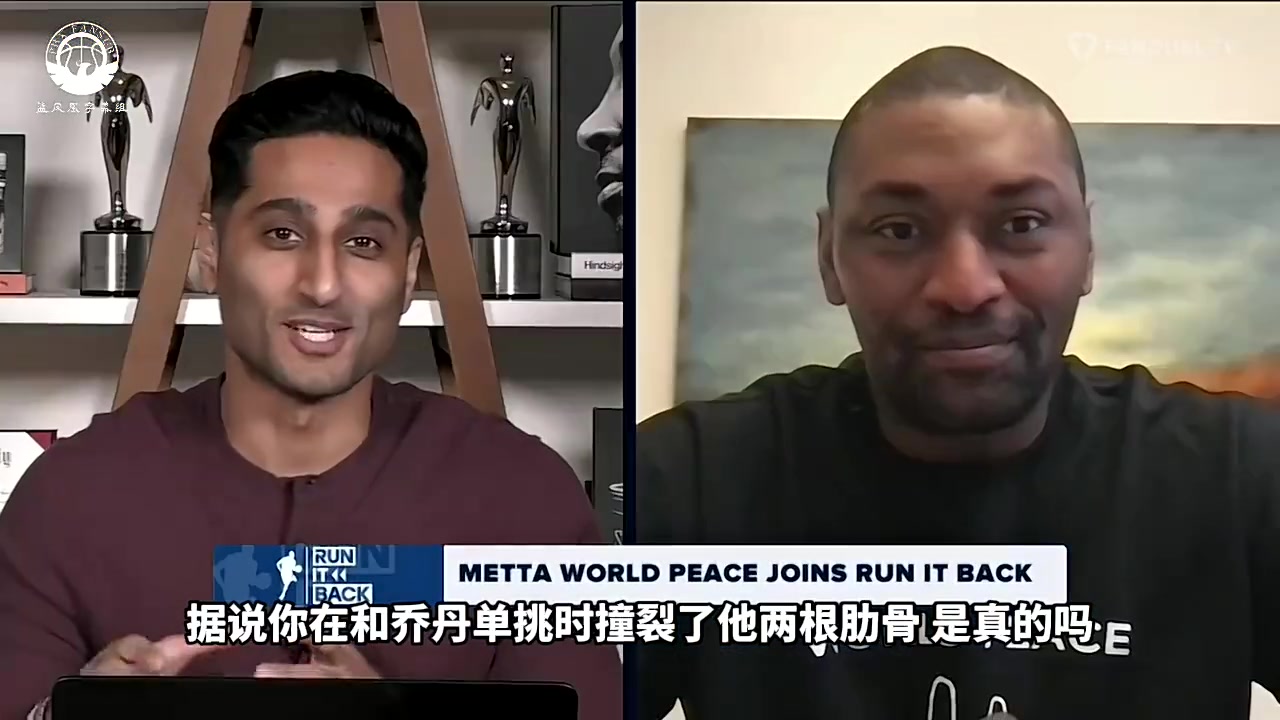 撞断乔丹两根肋骨！阿泰：撞伤乔丹后不敢去训练，是他亲自来劝我