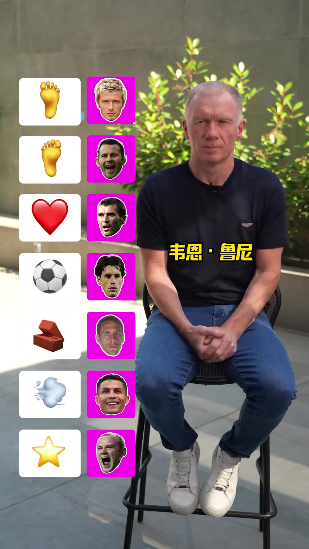 斯科尔斯构建最强曼联球员：速度C罗，关键时刻鲁尼，右脚小贝！
