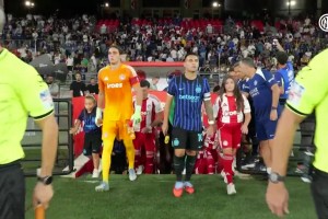 友谊赛-国米2-0奥林匹亚科斯 迪马尔科破门+伤退小图拉姆建功