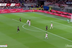 开门红！米兰2-0巴里进意杯下一轮 莱奥普利西奇破门魔笛正赛首秀