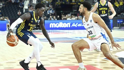 【球盟会】🏀男篮欧锦赛-拉松23分 赫森17分 瑞典送英国3连败