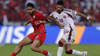 2025年10月09日 世预赛-阿曼0-0闷平卡塔尔 卡塔尔七成控球率&12脚射门仅2射正