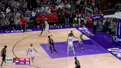 🏀季前赛-杨瀚森3分0板6犯 格兰特32+6 开拓者3人20+憾负爵士