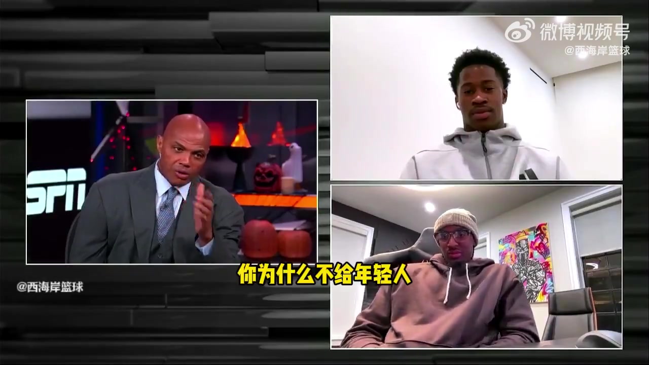 巴克利吐槽老将马克西:你拿大合同就不照顾下新秀VJ?