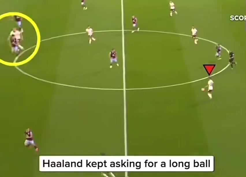 名场面！哈兰德：传给我啊！瓜迪奥拉：上半场马上结束你要干啥？