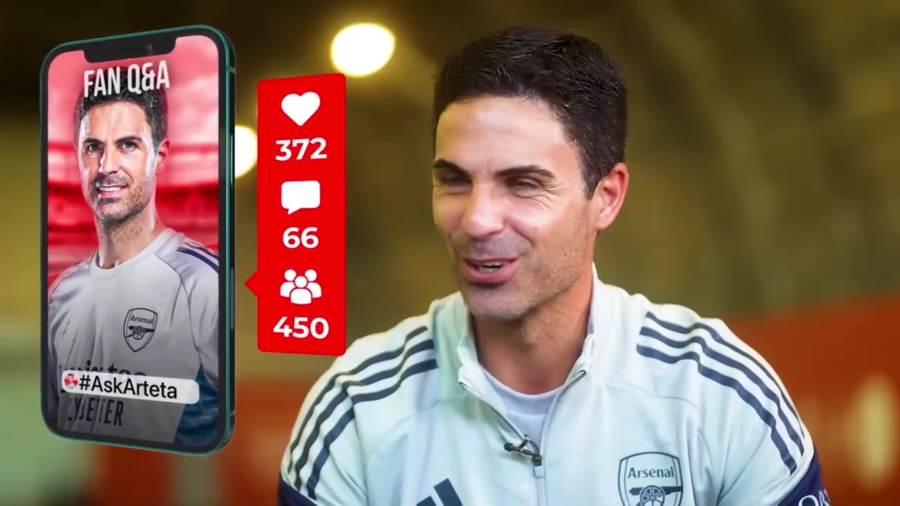 阿尔特塔回答球迷提问:我选择踢足球是因为可甩锅给其他十个