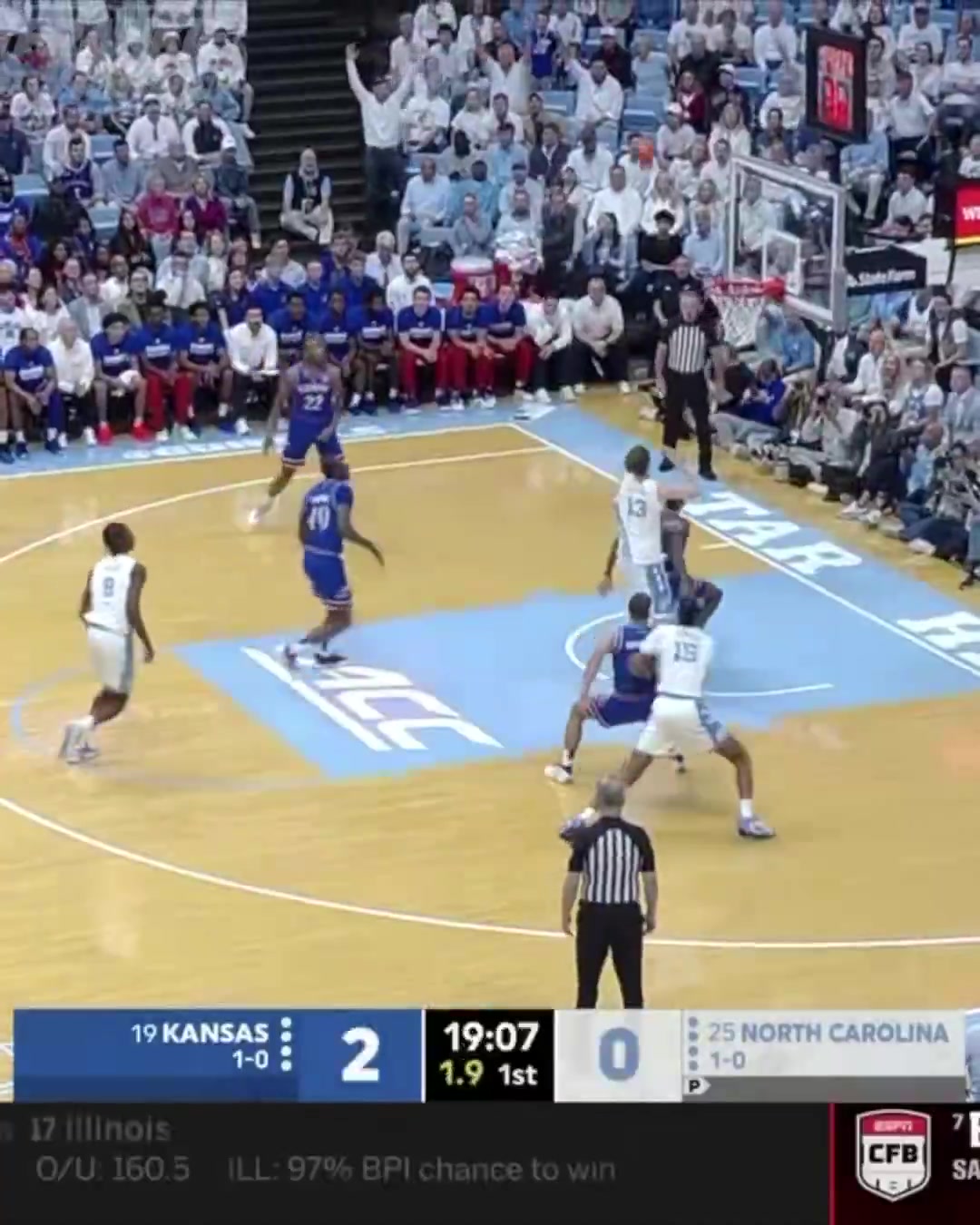 明年前十顺位妥了！凯莱布-威尔逊这身体天赋，缺锋线的看过来！