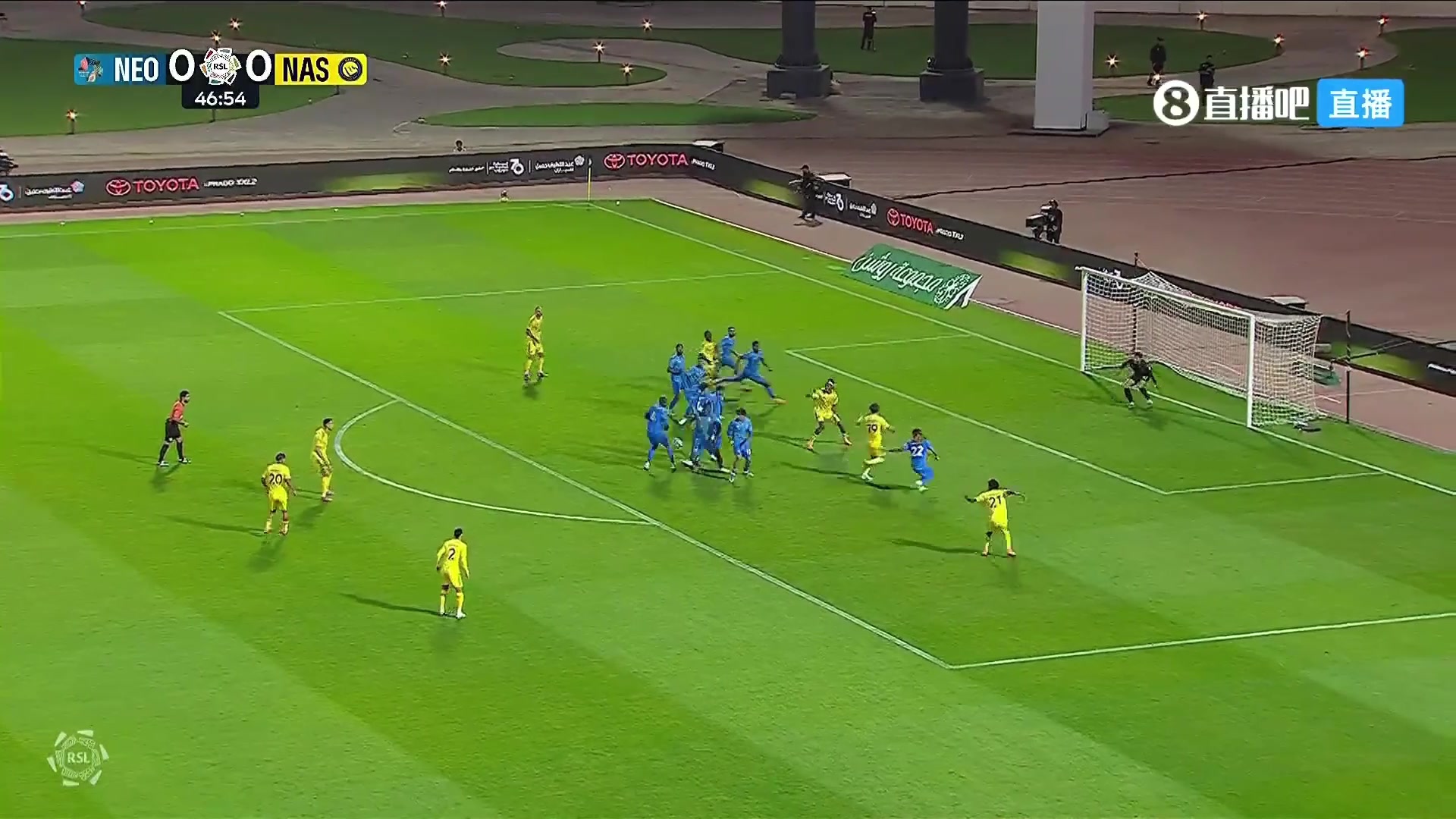 C罗任意球打到人墙，安吉洛接着一脚贴地死角破僵