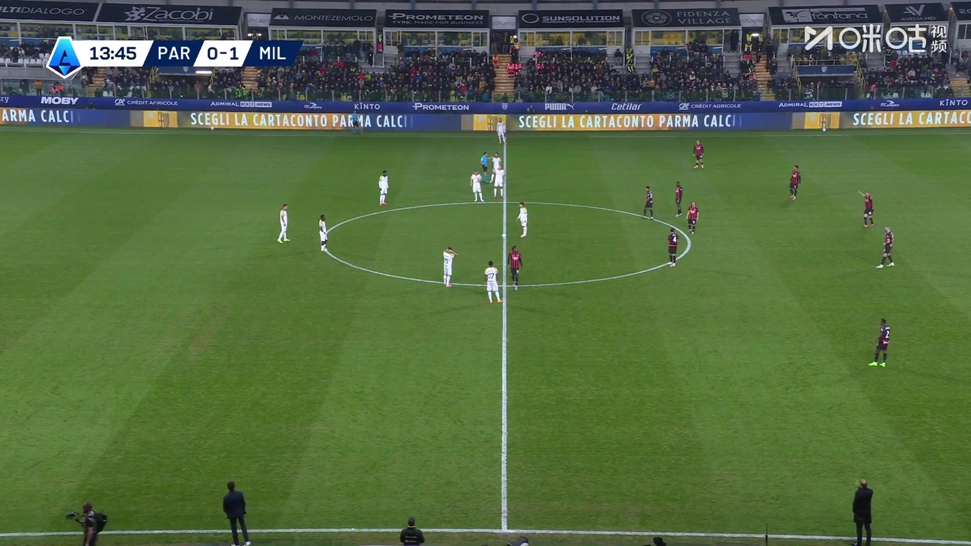 【集锦】意甲-萨56破门造点+空门不进莱奥点射 米兰2-2帕尔马