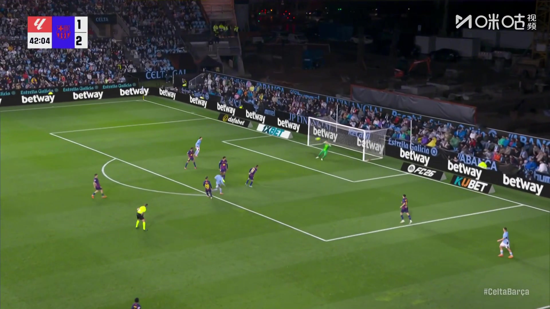 又被秒扳平！伊格莱西亚斯世界波，塞尔塔再度扳平2-2巴萨！