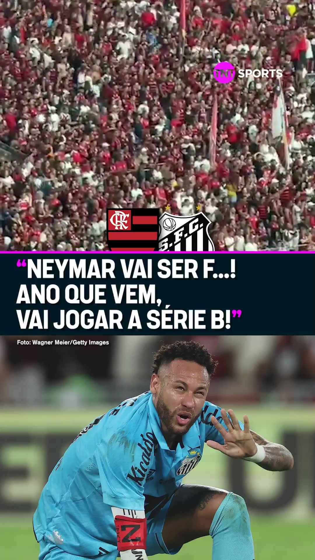 弗拉门戈球迷嘲讽内马尔：26年去踢巴西乙级联赛吧！