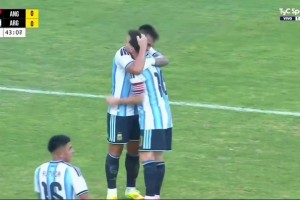 3连胜！阿根廷2-0安哥拉 梅西劳塔罗互相传射阿尔马达伤退