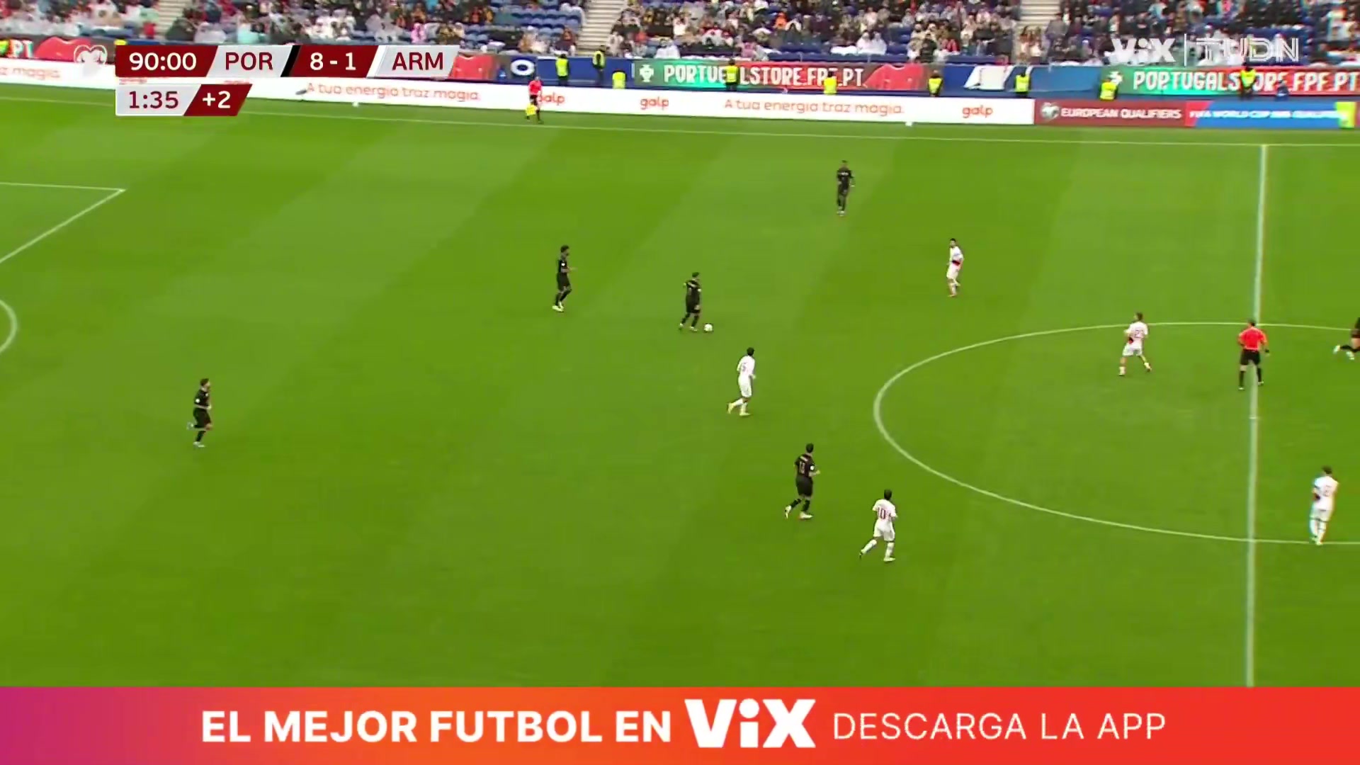 太残暴了!孔塞桑补时破门,葡萄牙9-1狂胜亚美尼亚!