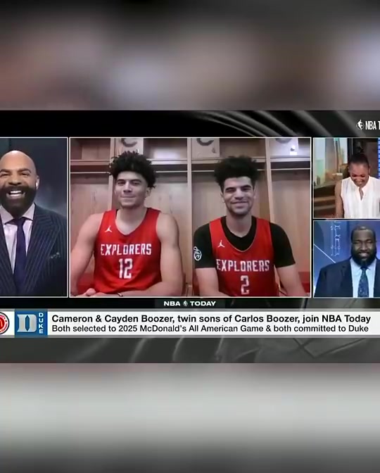 都是热门秀啊!布泽尔这俩儿子一看就是亲生的不用验了