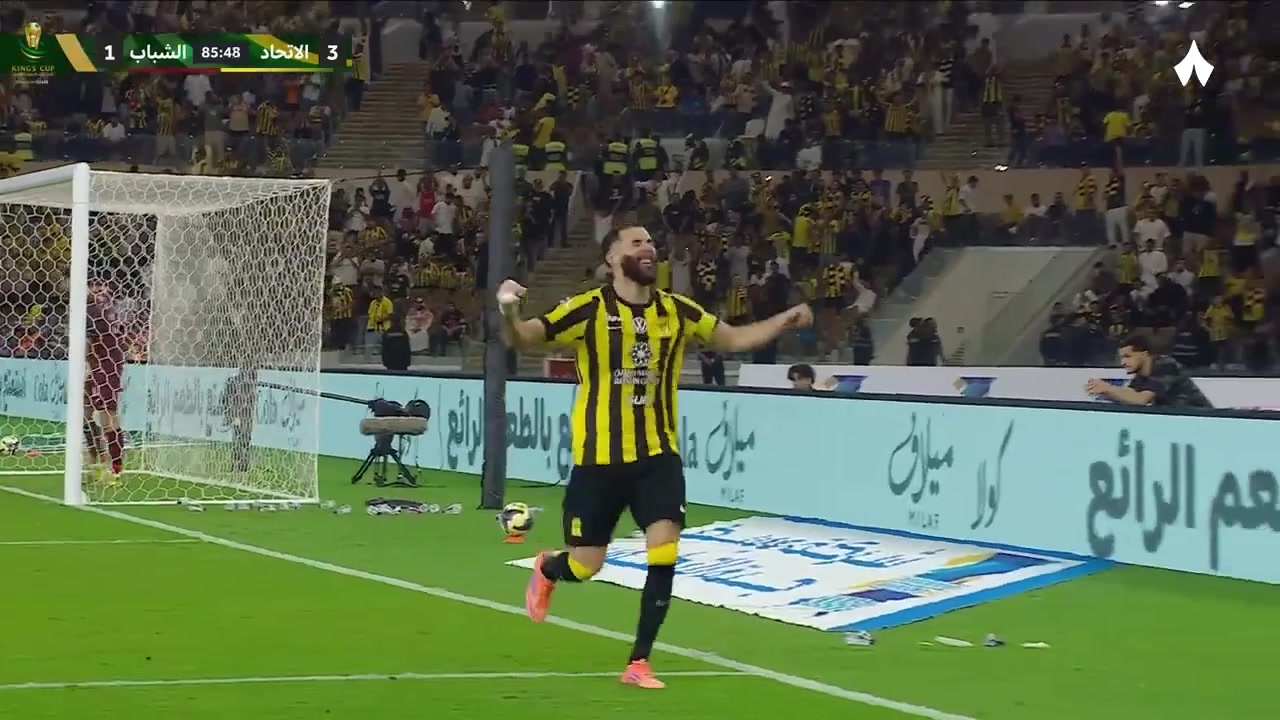 【集锦】沙王冠-本泽马帽子戏法 吉达联合4-1利雅得青年人