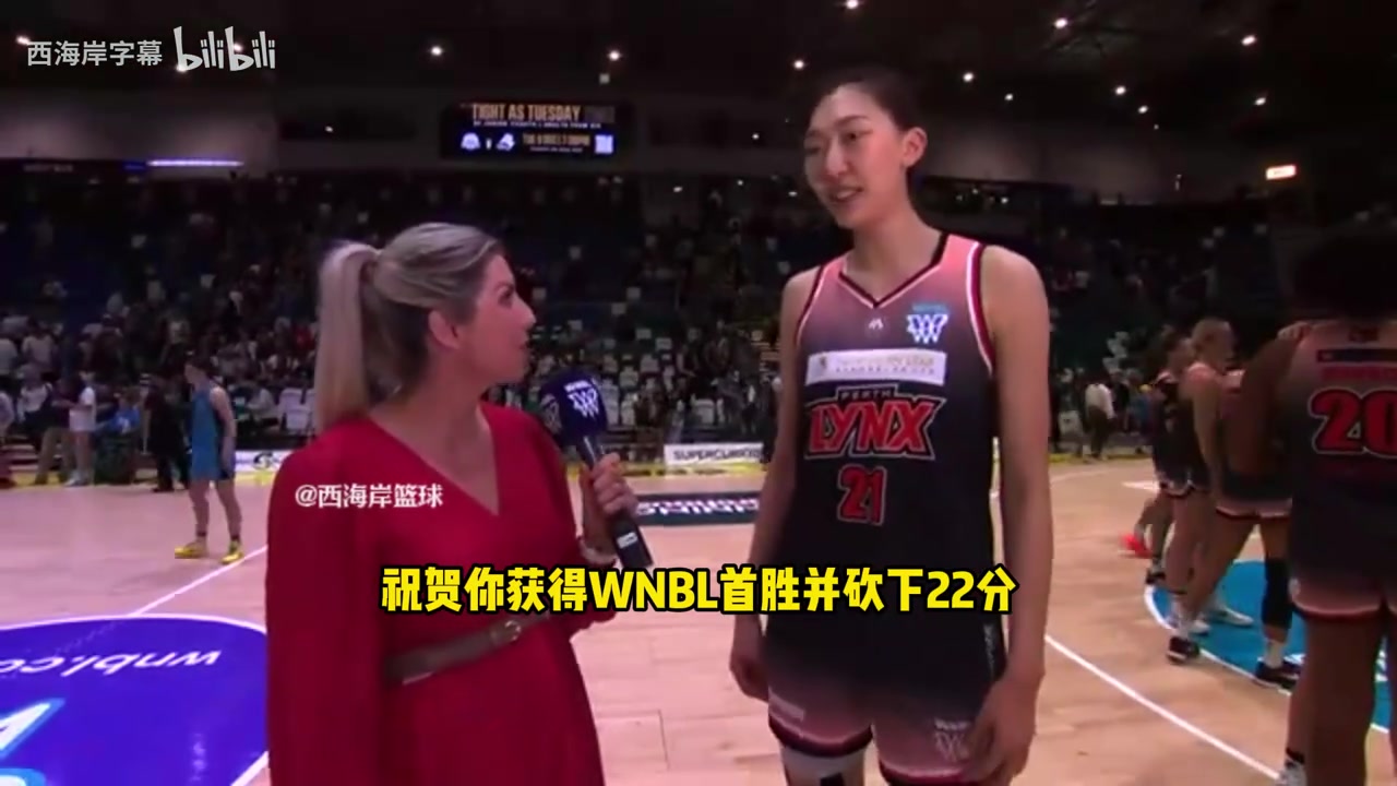 韩旭赛后采访：我是内线球员，得分这么高要归功于队友的好传球！