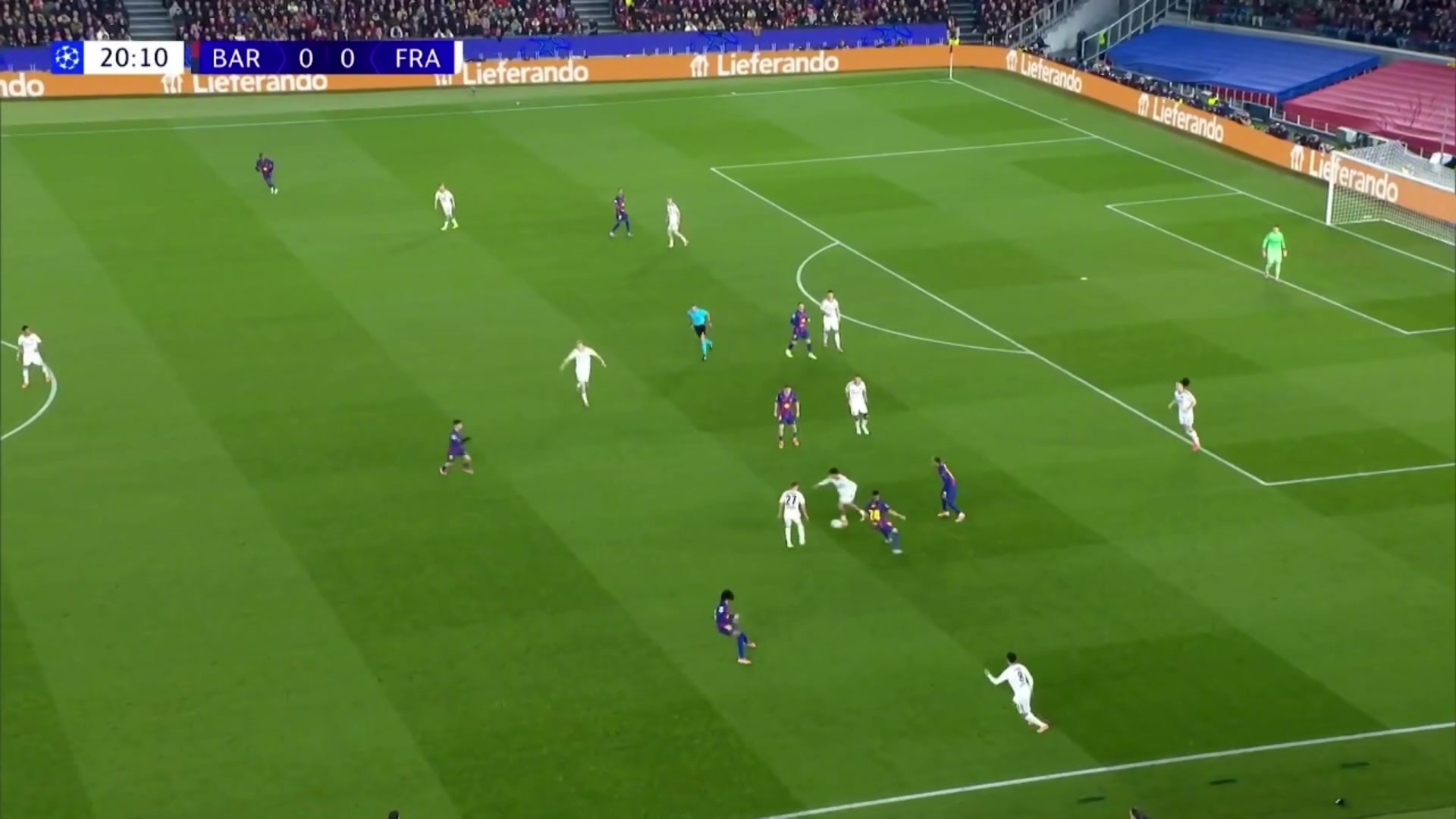 巴萨0-1落后！亚马尔前场被断球，克瑙夫单刀破门！