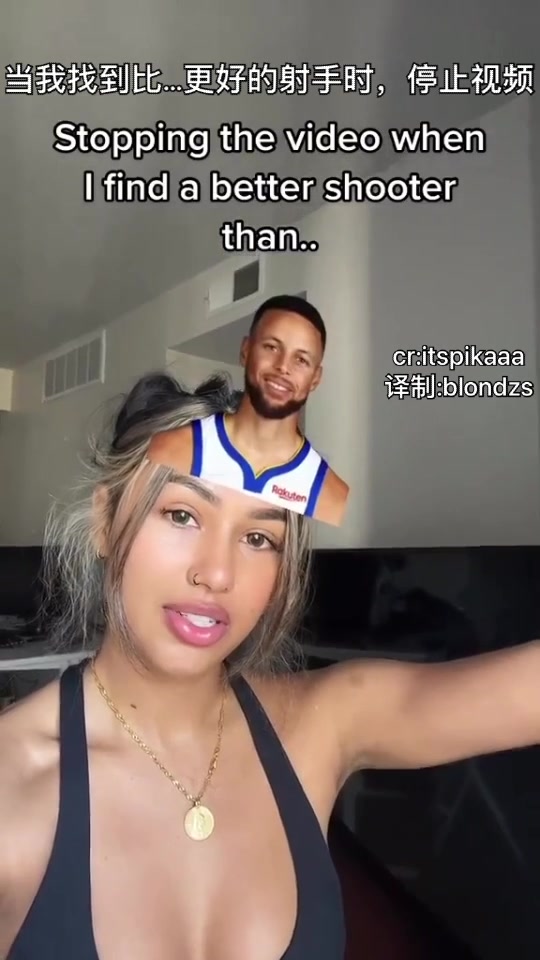 美女挑战:当出现比库里更好的射手时停止视频,然后莫兰特……